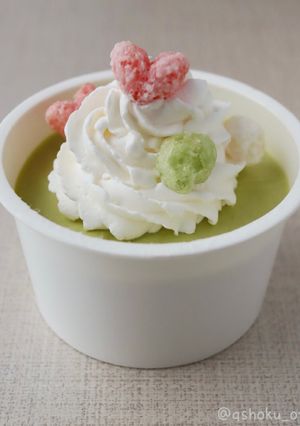 抹茶のひな祭りレアチーズケーキ-レシピのメイン写真