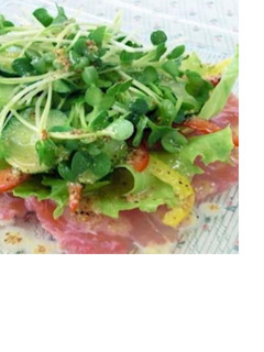 まぐろのカルパッチョ風サラダ-レシピのメイン写真
