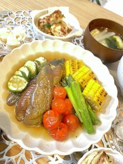 簡単カラフル夏野菜の揚げびたし-レシピのメイン写真