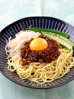 〈くらし薬膳〉肉味噌もやしジャージャー麺-レシピのメイン写真