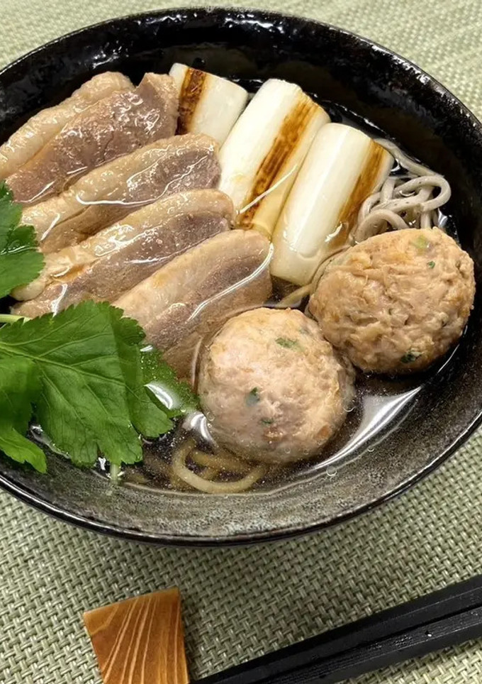 鴨南蛮そば-レシピのメイン写真