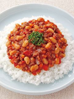 レンジでキーマカレー-レシピのメイン写真