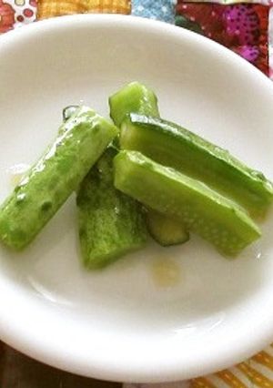 馬込半白キュウリで、中華風お漬物を-レシピのメイン写真