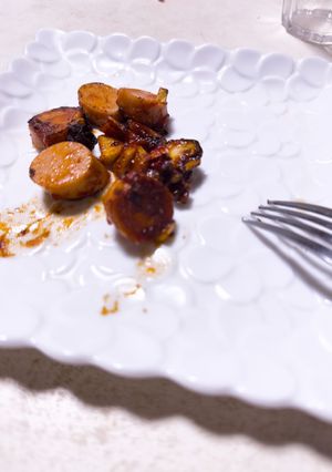 ギョニソとエリンギピリ辛ケチャップ炒め♪-レシピのメイン写真