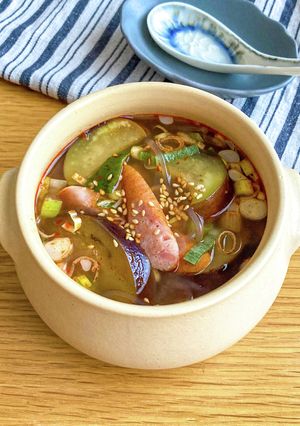 【麻婆春雨スープ】旨辛❤具だくさん！-レシピのメイン写真