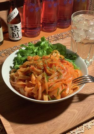フィットチーネで！ナポリタン✨-レシピのメイン写真
