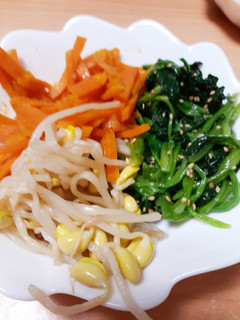ナムル (ほうれん草・豆もやし)-レシピのメイン写真