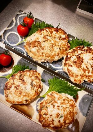 まぐろのアラでふわっふわハンバーグ-レシピのメイン写真
