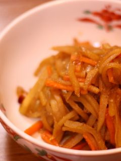 シャキシャキ ヤーコンのキンピラ-レシピのメイン写真