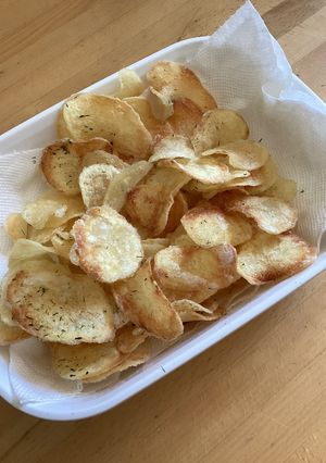 簡単おやつ！ポテトチップス(風？)-レシピのメイン写真