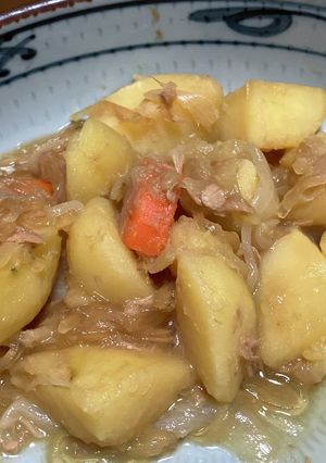 レンジを使って煮崩れないツナじゃが-レシピのメイン写真