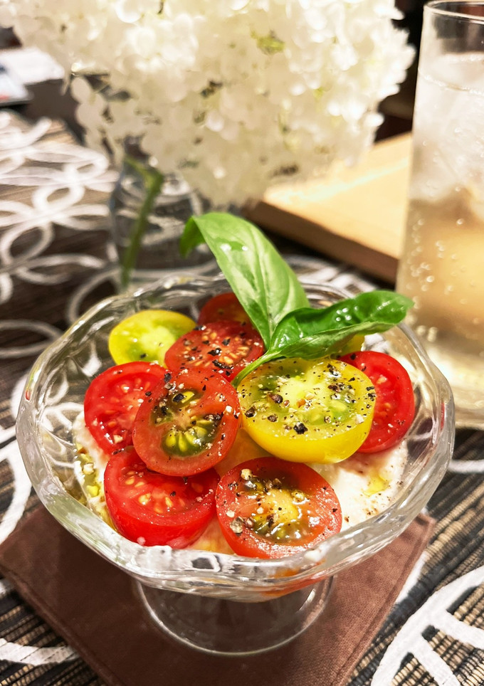 トマトと豆腐のカプレーゼ風-レシピのメイン写真