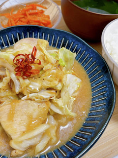 鶏むねとキャベツの味噌煮-レシピのメイン写真