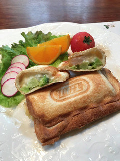エビグラタンのホットサンド-レシピのメイン写真