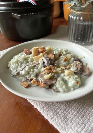 レンジでゴルゴンゾーラリゾット-レシピのメイン写真
