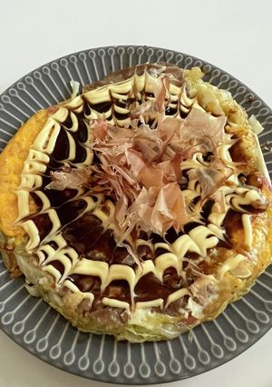 小麦粉なしの超簡単キャベツ焼き♪-レシピのメイン写真