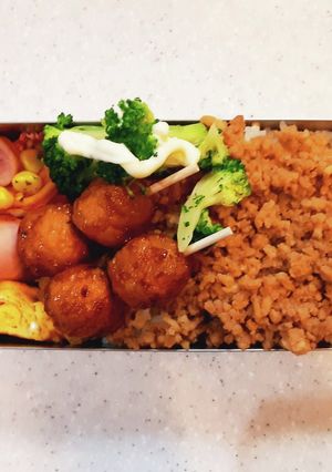 高校生弁当覚え書き206そぼろ弁当-レシピのメイン写真