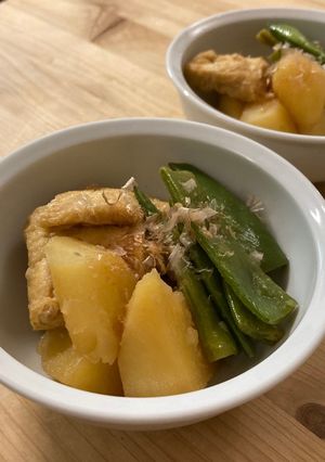 じゃがいも・いんげん・油揚げの煮物-レシピのメイン写真