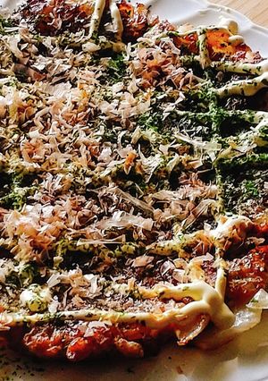 玉ねぎだけで旨！見た目はお好み焼き★-レシピのメイン写真