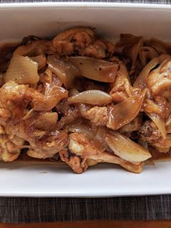 鶏手羽元と玉ねぎの酢醤油煮-レシピのメイン写真