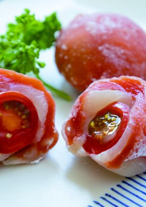 ミニトマト大福-レシピのメイン写真
