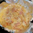 ワンパンレシピ、生Cなし、カルボナーラ丼