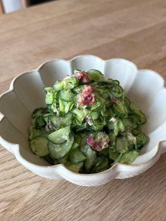 さっぱり簡単*胡瓜の梅マヨ和え-レシピのメイン写真