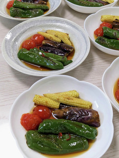 カラフル夏野菜の焼きびたし-レシピのメイン写真