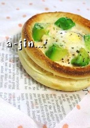 アボカド*たらこ*クリームチーズマフィン-レシピのメイン写真
