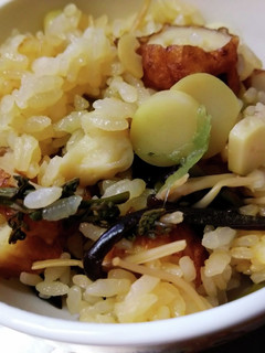 山菜ミックスと竹輪の炊き込みご飯-レシピのメイン写真
