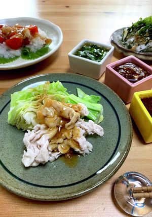ひとくち豚しゃぶの小皿料理-レシピのメイン写真