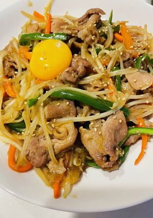 簡単！ボリューミー！豚もやしの焼肉炒め-レシピのメイン写真