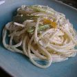 柚子こしょうのクリームパスタ