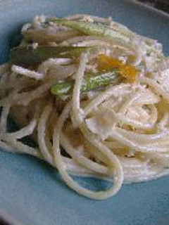 柚子こしょうのクリームパスタ-レシピのメイン写真