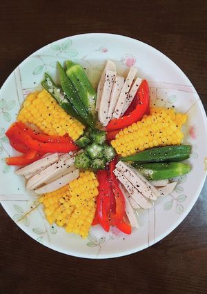 夏野菜のヘルシー南蛮漬け-レシピのメイン写真