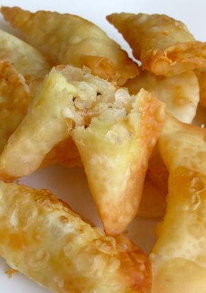 【 ガーリックチーズ揚げ餃子 】-レシピのメイン写真