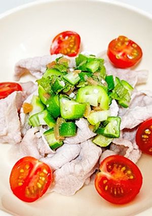 土用の丑の日　食欲増進！さっぱり豚しゃぶ-レシピのメイン写真