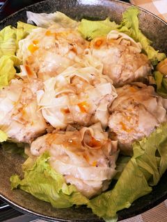 レンジで簡単包まないシュウマイ-レシピのメイン写真