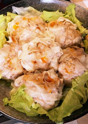 レンジで簡単包まないシュウマイ-レシピのメイン写真