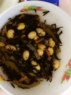 ひじきと大豆の煮物★宇都宮学校給食-レシピのメイン写真
