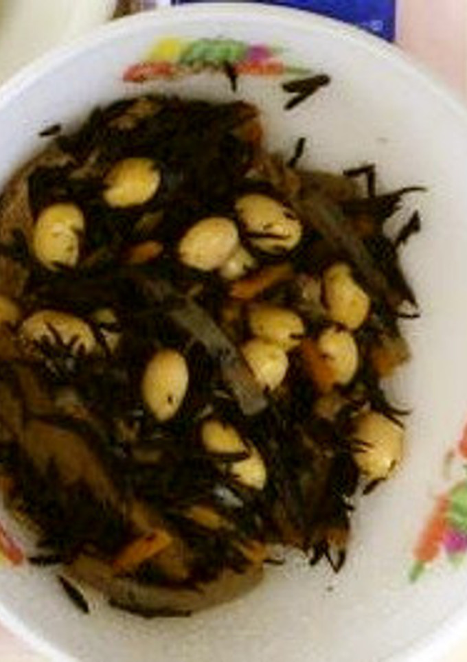 ひじきと大豆の煮物★宇都宮学校給食-レシピのメイン写真