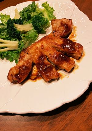 腹ペコ男子パクパク！豚ロースのトンテキ-レシピのメイン写真