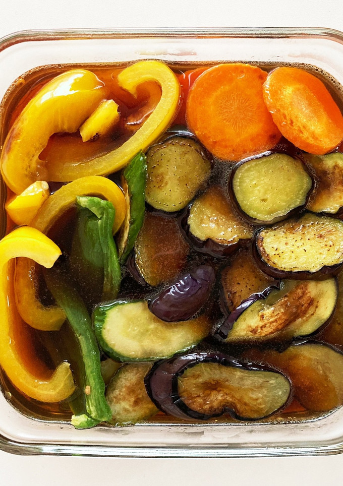夏野菜の焼き浸し-レシピのメイン写真