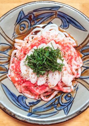 相葉マナブ☆冷凍トマトのブッカケうどん-レシピのメイン写真