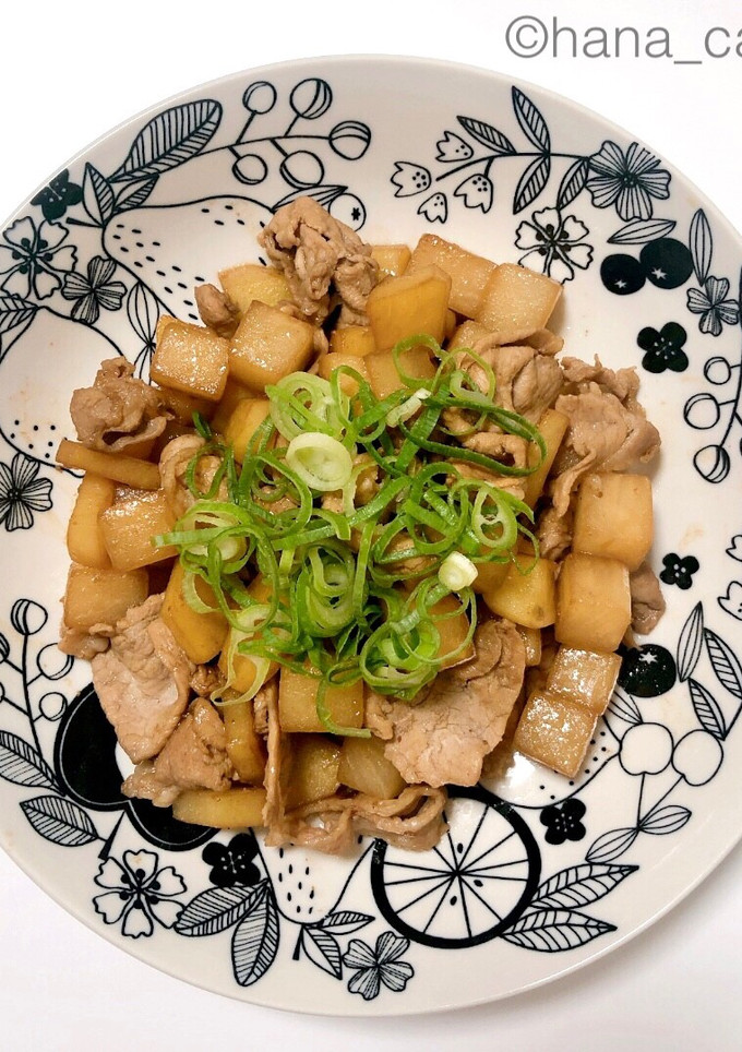 【1人分】豚こまと野菜の生姜焼き風炒め-レシピのメイン写真