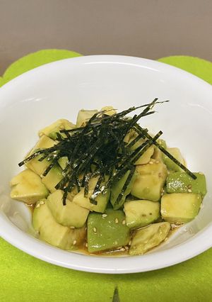 アボカドのごまポンラー油和え-レシピのメイン写真