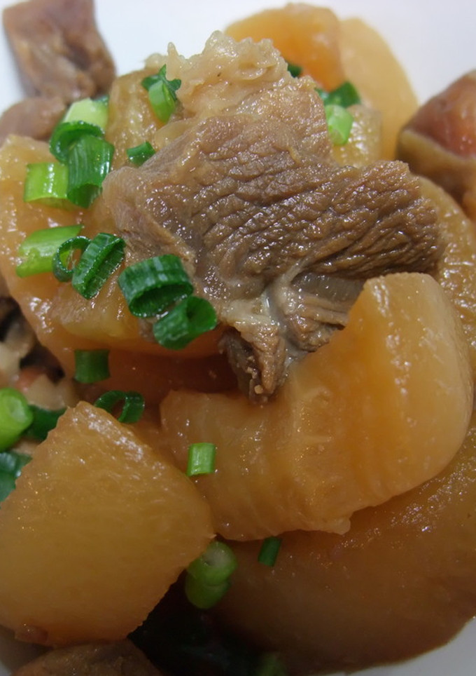 甘めのスジと大根の煮物-レシピのメイン写真
