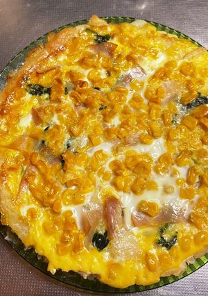 コーンのキッシュ-レシピのメイン写真