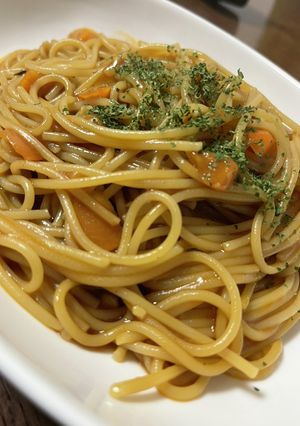 ワンパンでハッシュドビーフパスタ-レシピのメイン写真