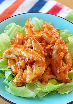 鶏手羽先の先っぽのチリソース炒め♪-レシピのメイン写真